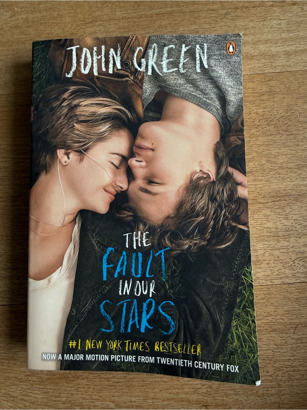 📚3 for $12📚 John Green "The Fault in Our Stars" Paperback - Blue/White Cover